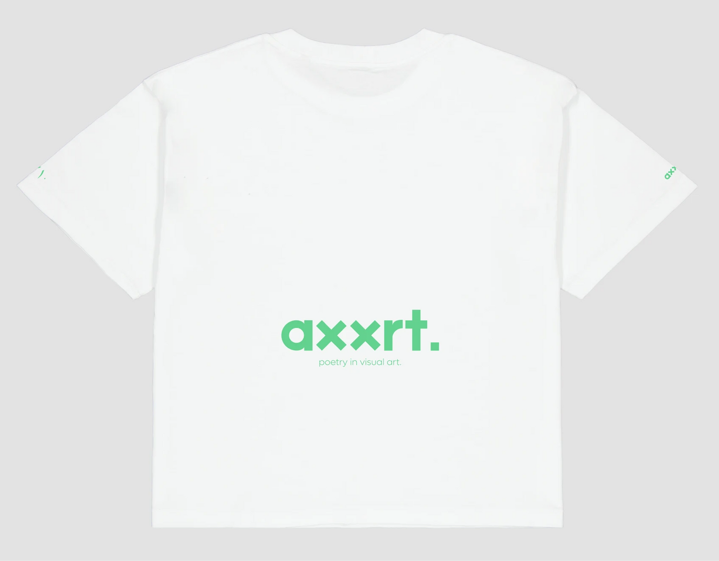 T-shirt oversize unisexe blanc - "L'arche solitaire"